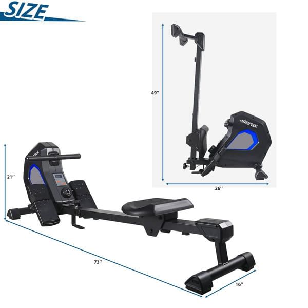 merax magnetic rower